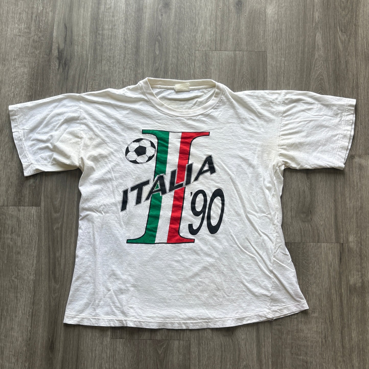 1990 Italia World Cup Euro Tee L