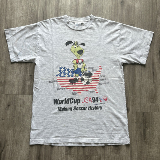 1994 World Cup USA Striker Grey Tee L
