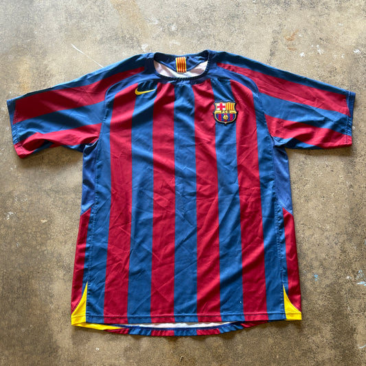 2005/2006 Nike Barcelona Home Kit Large
