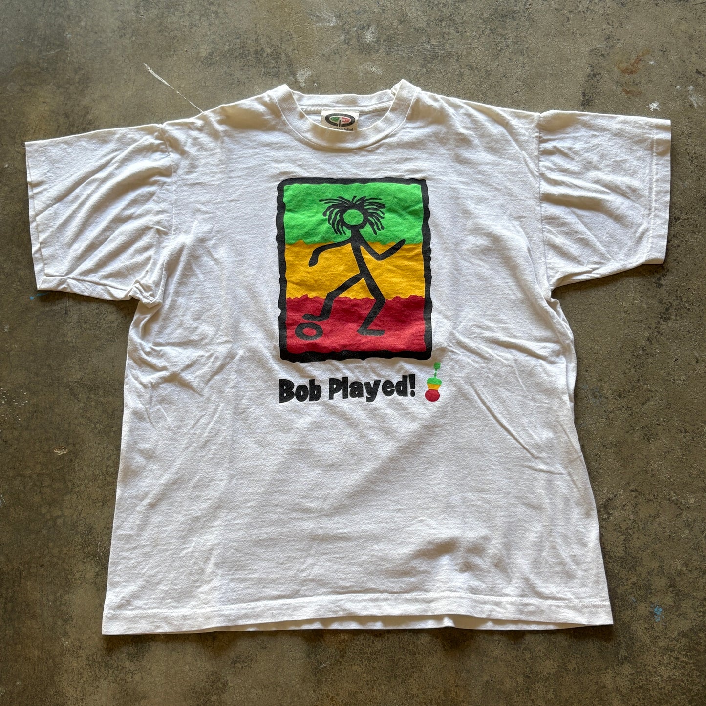 90s Bob Marley Chili pepper Futbol Tee