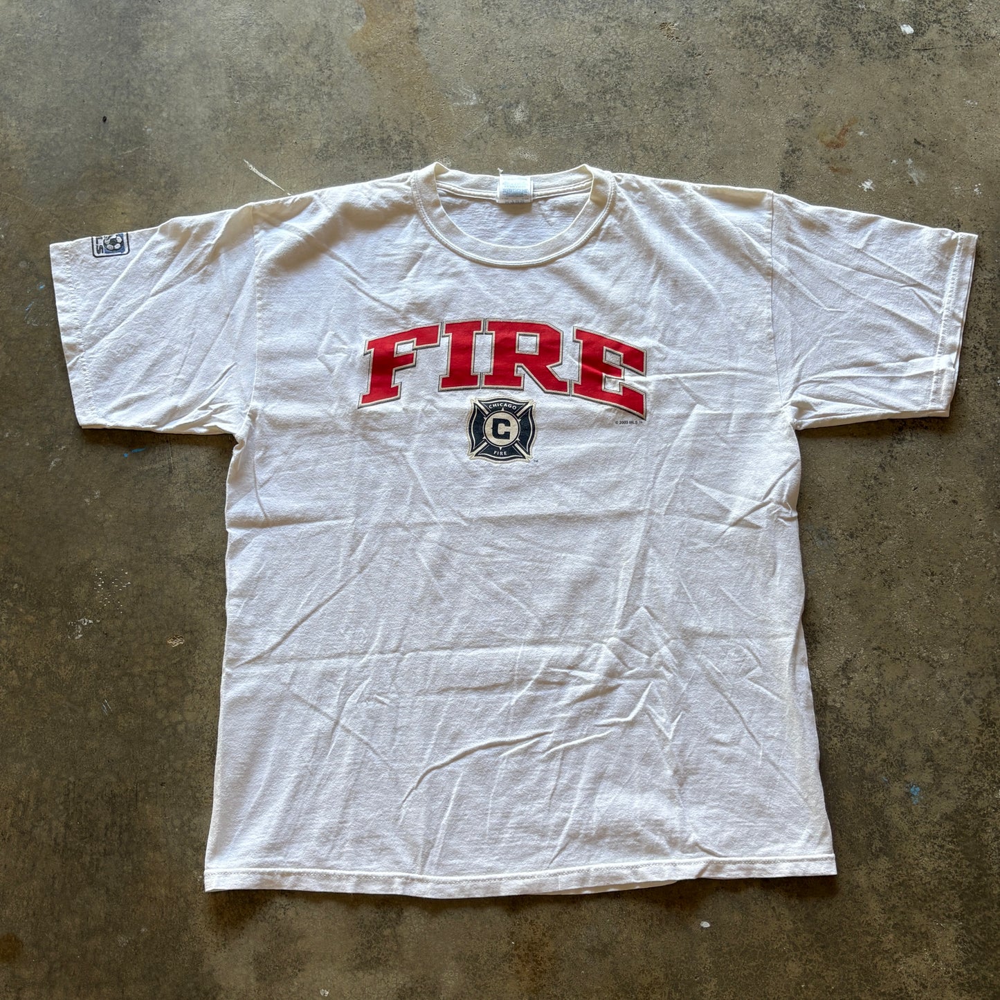 2003 Chicago Fire MLS Badge Tee