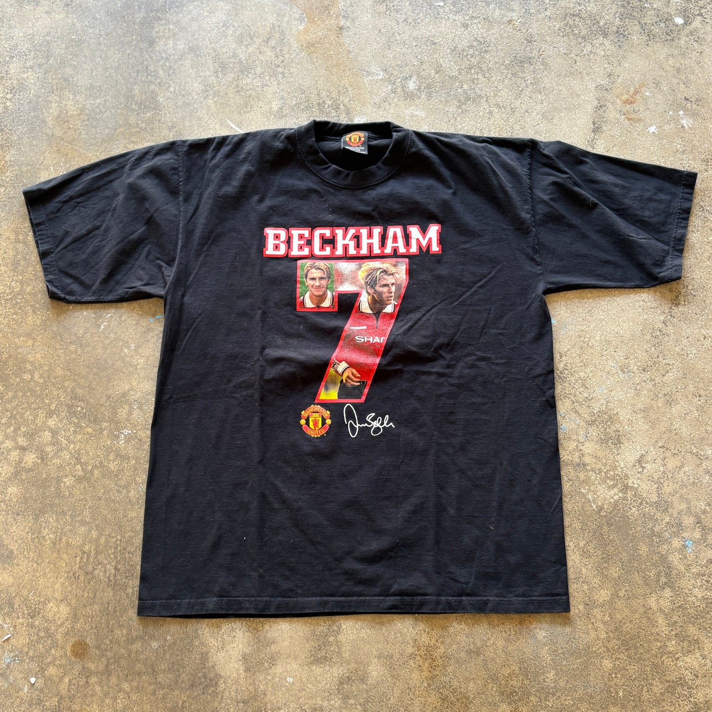 90s Manchester United David Beckham 7 Tee