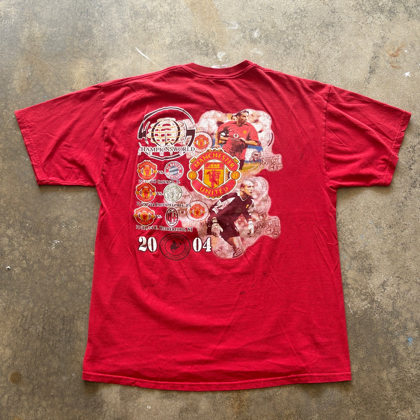 2004 Manchester United USA Tour Tee
