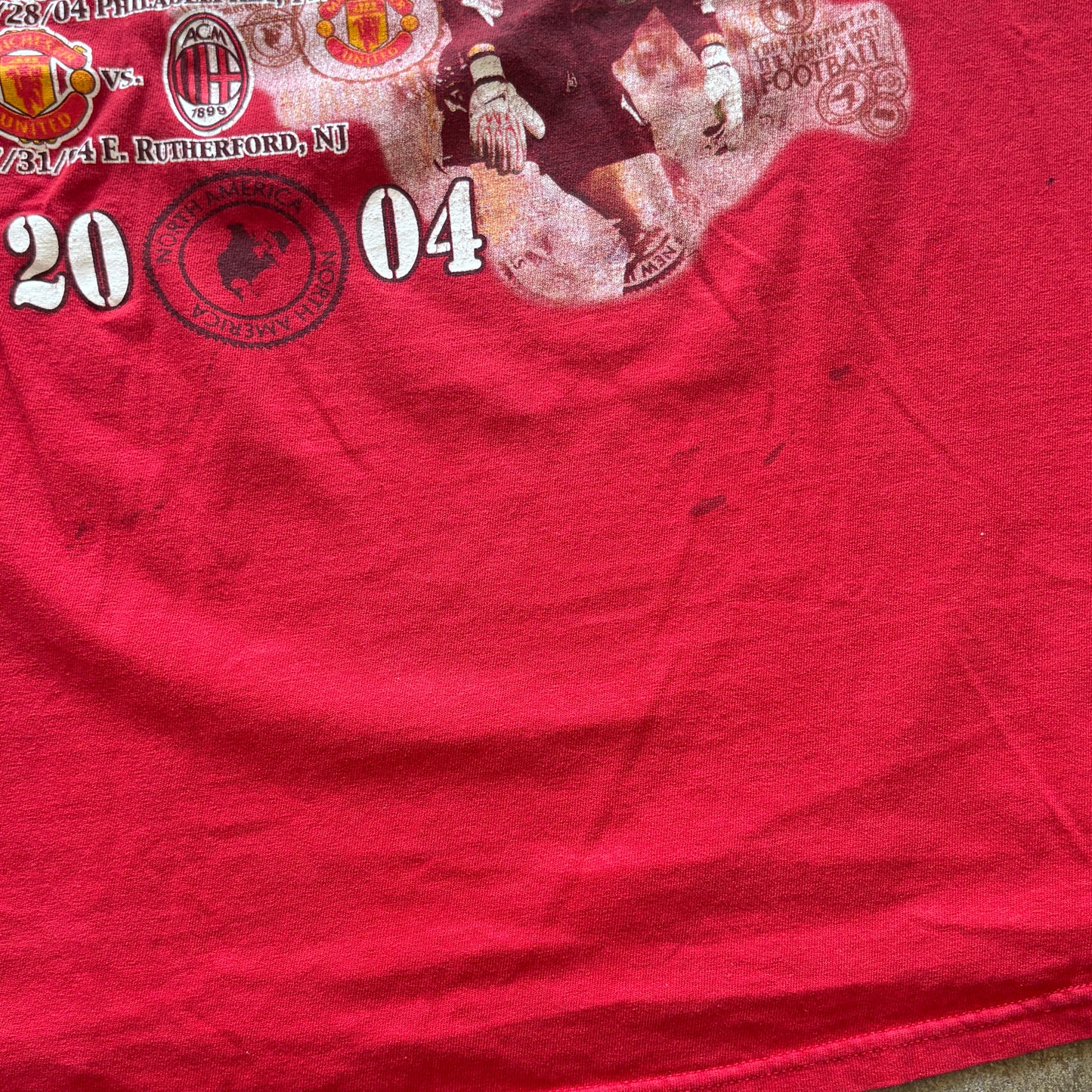 2004 Manchester United USA Tour Tee