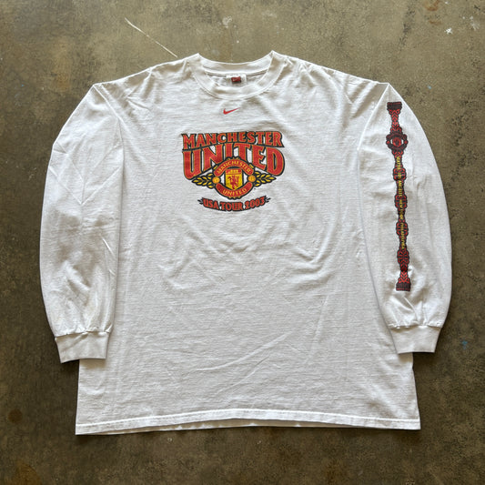 2003 Manchester United USA Tour L/S Tee