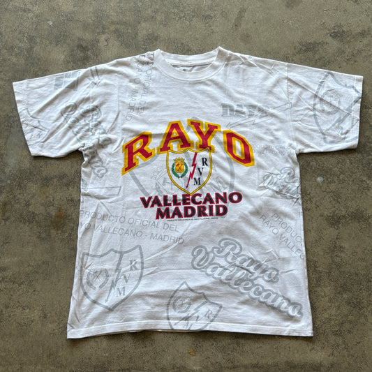 90s Rayo Vallecano Madrid AOP Tee
