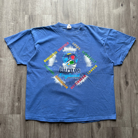1996 Euros England Locations Tee L
