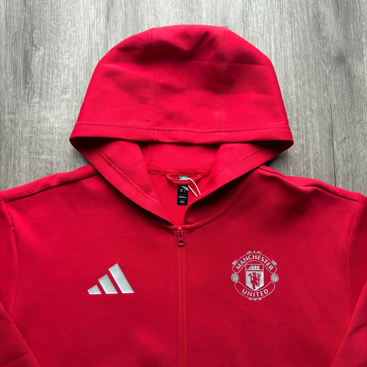 2023 Manchester United Warm Up Zip Jacket Adidas M