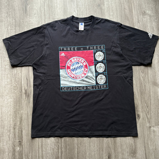 90s Adidas FC Bayern Munich Club Tee 2XL