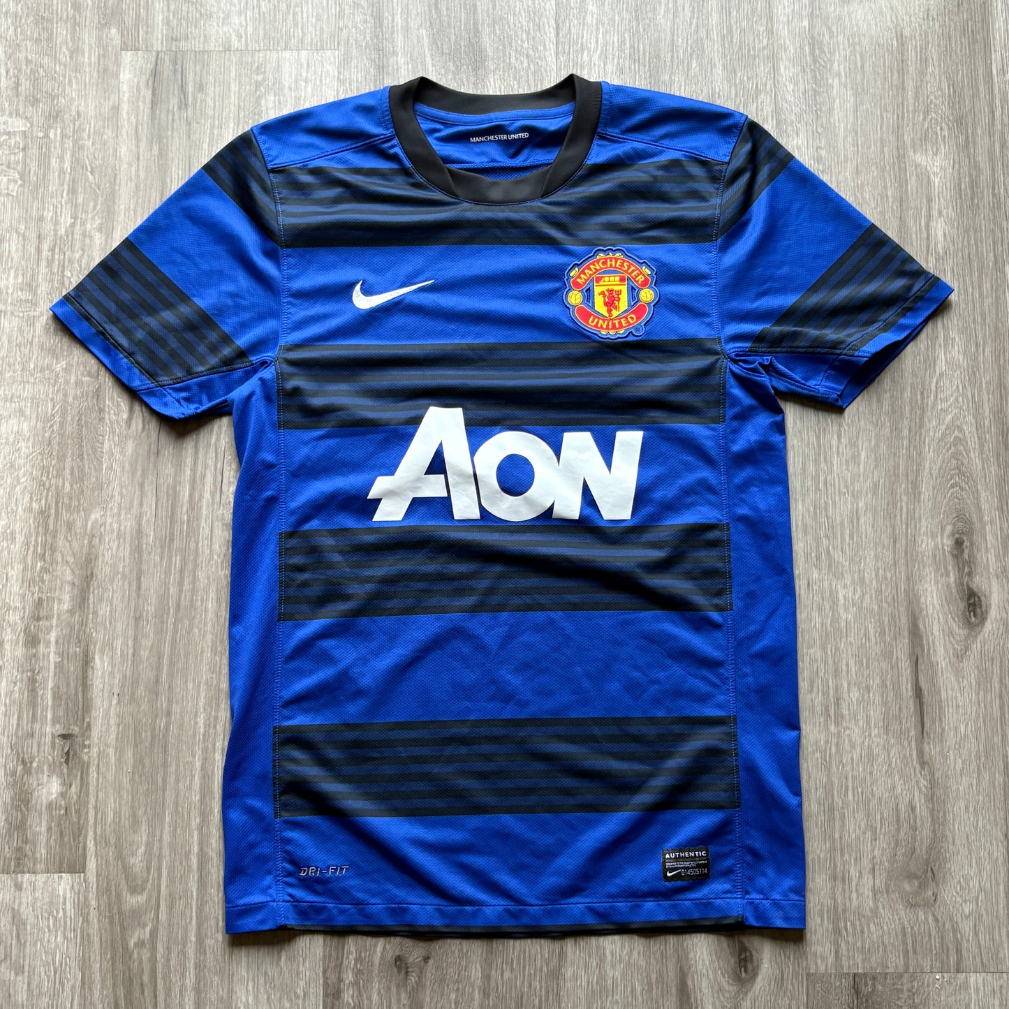 2012 Manchester United Blue/Black Kit Small