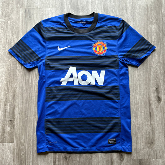 2012 Manchester United Blue/Black Kit Small