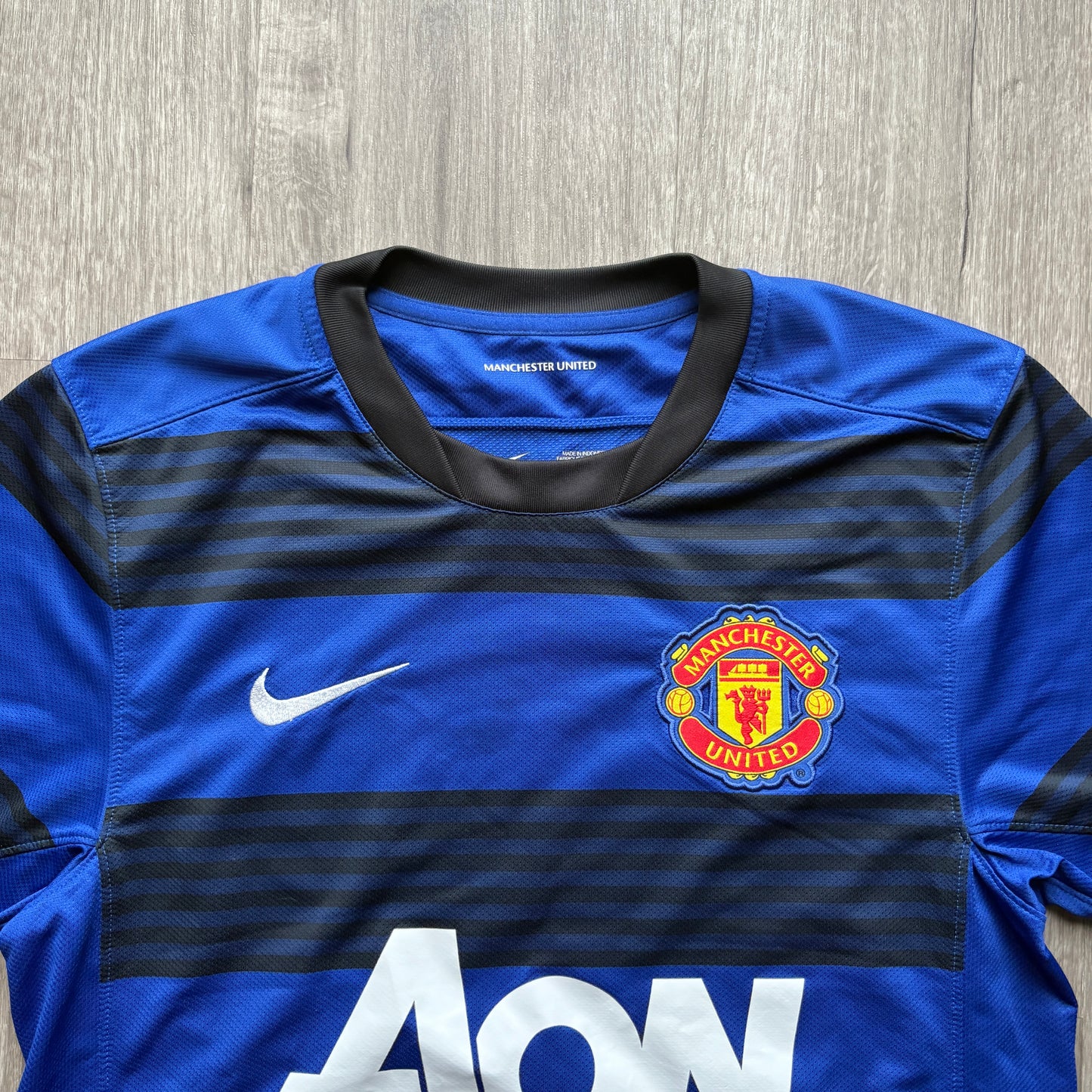 2012 Manchester United Blue/Black Kit Small