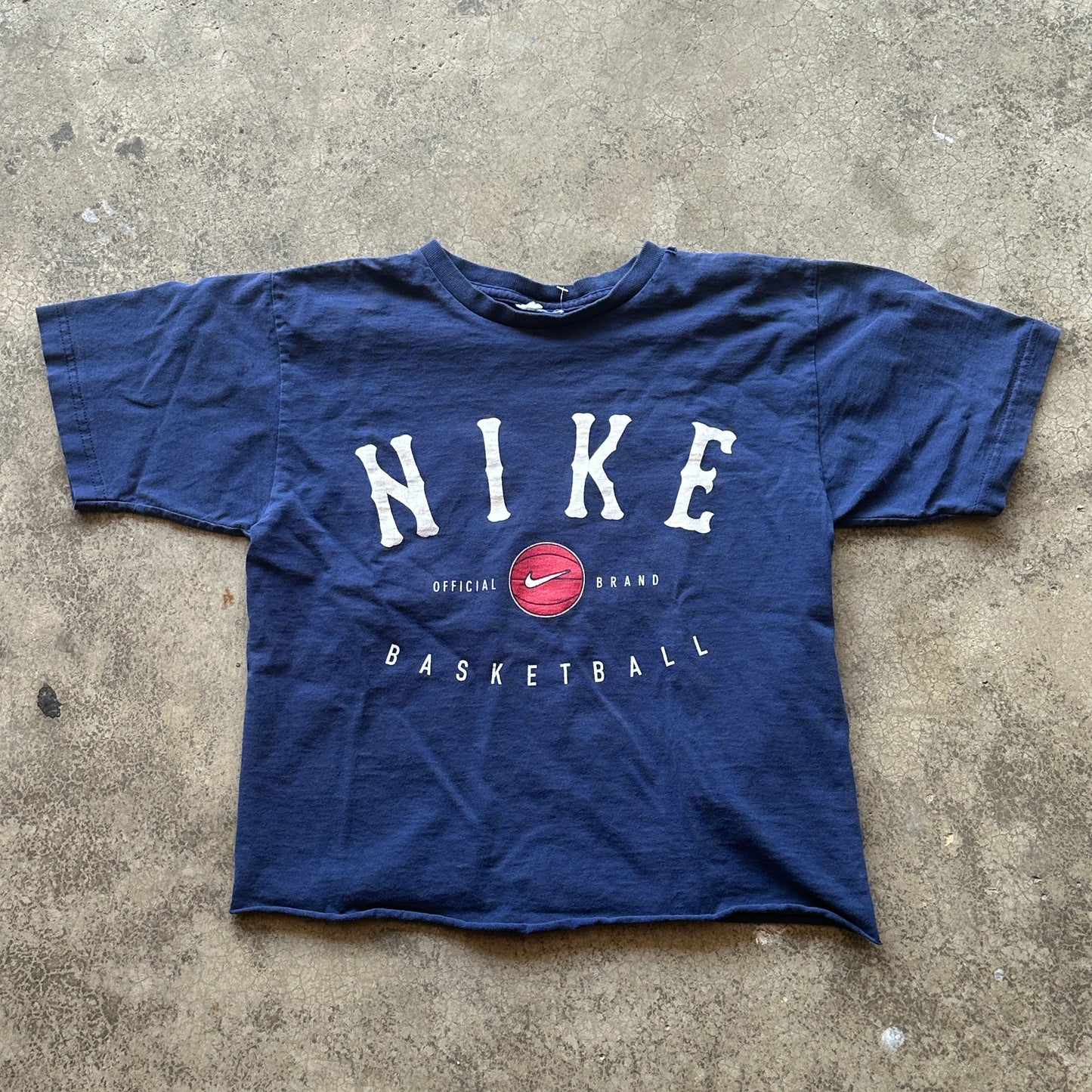 Kids Cropped KiK Nike Basketball Tee