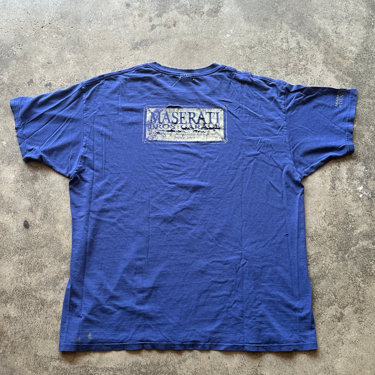 XXL Thrashed Maserati KiK Tee