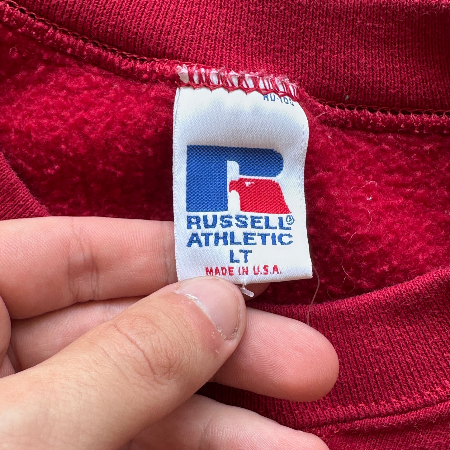 LT Russell Red KiK Crewneck