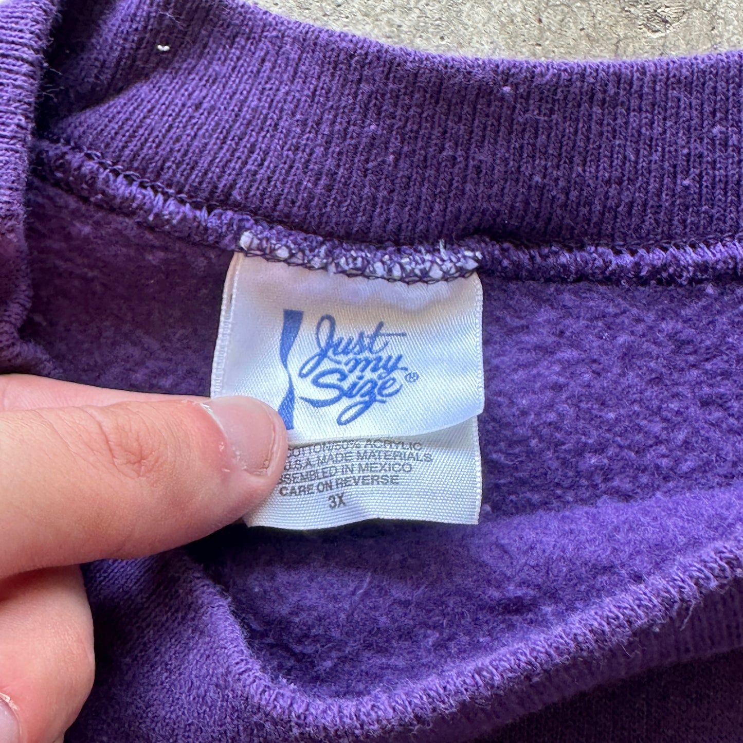 3XL Purple KiK Crewneck